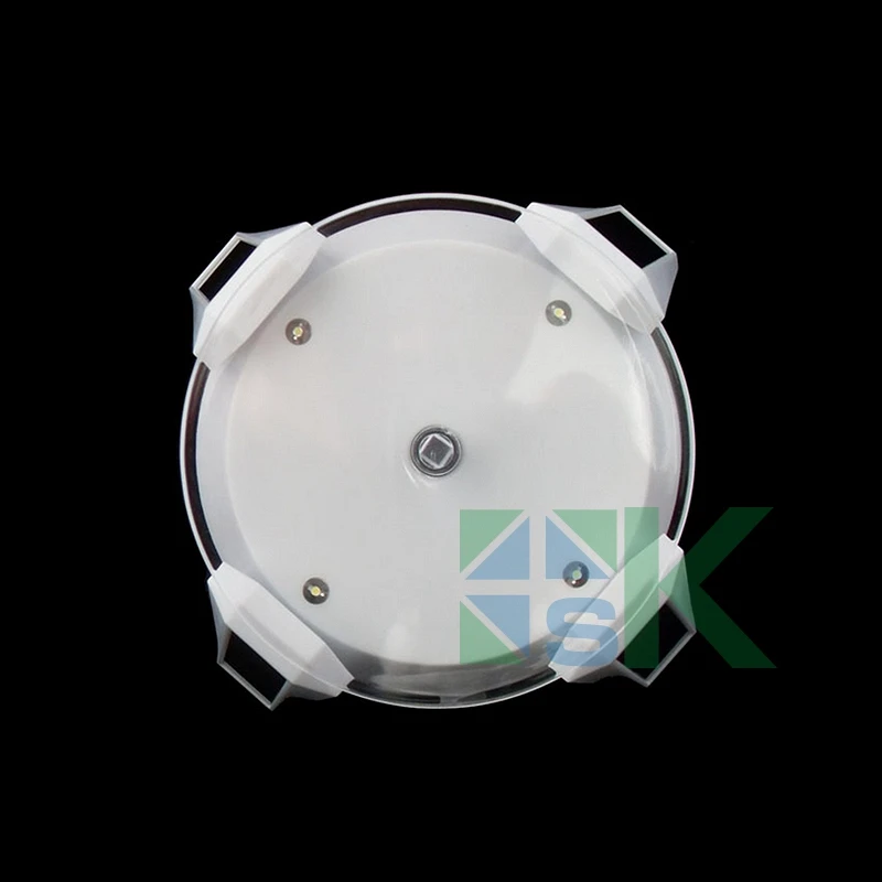 Популярная модная белая черная новинка на солнечной энергии вращающаяся 360