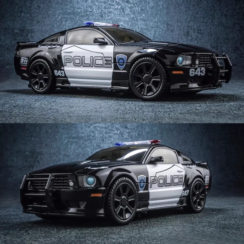 

Transformation Black Mamba LS02 LS-02 BMB MPM05 Police Barricade MP Alloy Metal Collection Action Figure Robot Toys Gifts