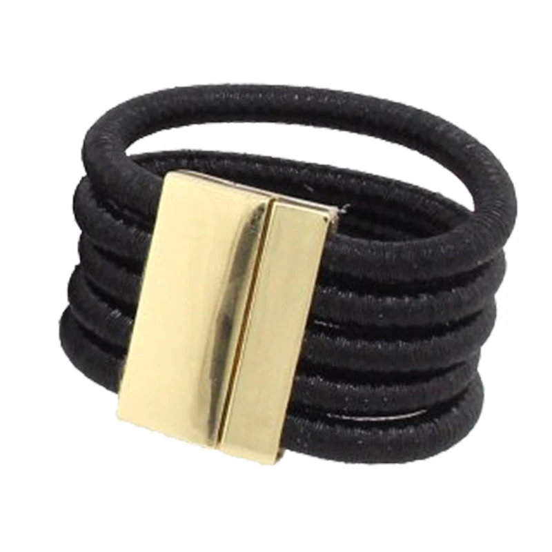 Black Bracelet MANILAI Горячая Бохо Воротник Ожерелье Ювелирные наборы Мода магнетизм Кнопка многослойное ожерелье-чокер браслеты Набор для женщин Bijoux - Окраска металла: Black Bracelet