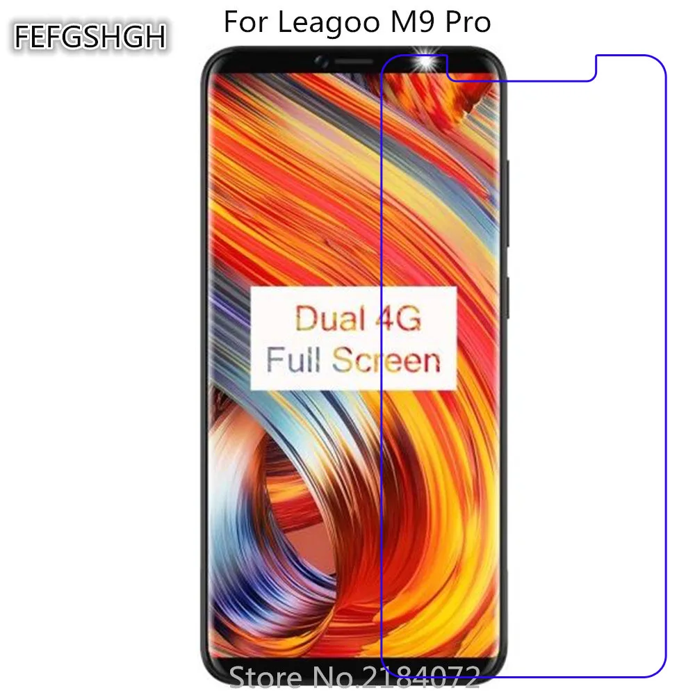 Закаленное стекло для Leagoo M9 профессиональная защитная пленка 9H Взрывозащищенная