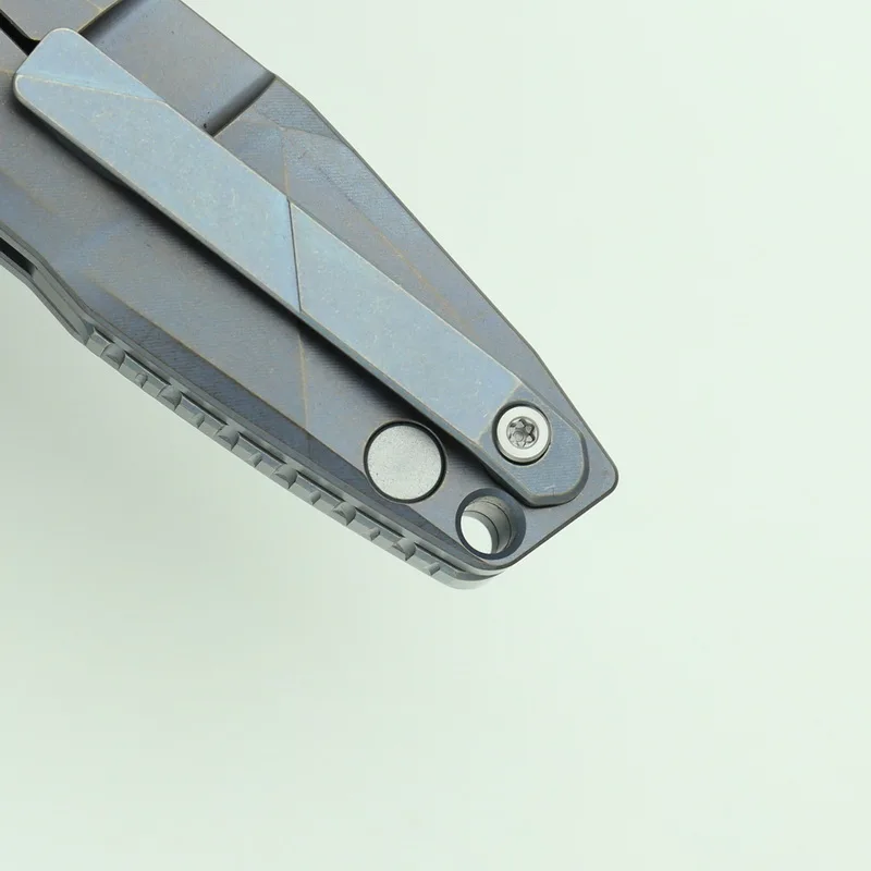 LEOPARD FLIEGEN geometrie S35VN Klinge Titan Griffe Флип складной мессер Открытый Отдых EDC Werkzeuge Jagd Wandern