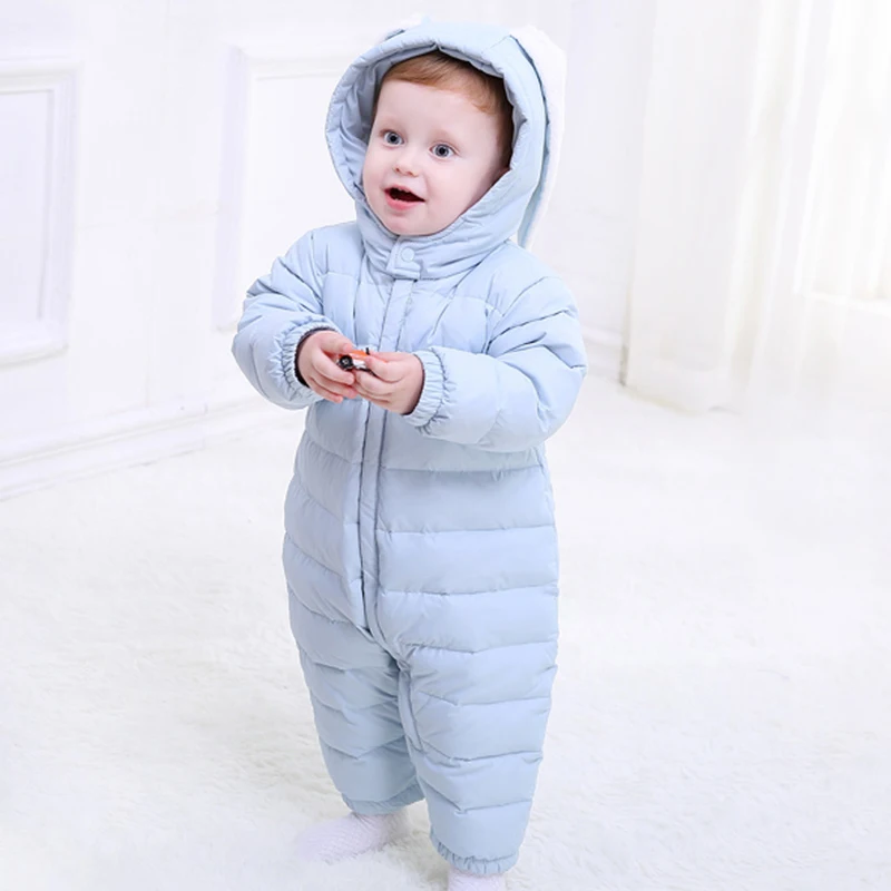 Новинка 2019 года детский зимний комбинезон с хлопковой подкладкой теплый для