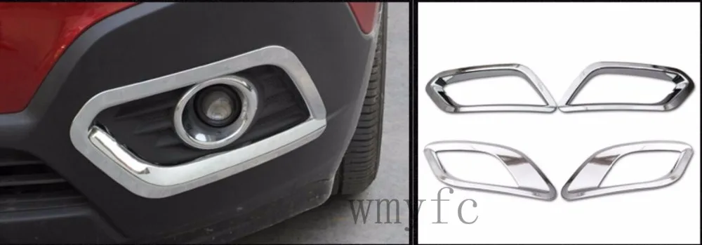 Аксессуары подходят для 2013 2014 2015 Vauxhall Opel Mokka ABS хром передние + задние