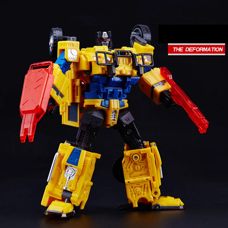 

Transformation WB Style MBD Bruticus Members- ONSLAUGHT Blastoff Vortex Brawl Swindle 5IN1 TF Figure Collection Boy Robot Toys