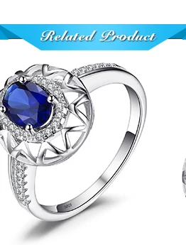 Jewelrypalace 2.4ct создан сапфир уникальный Дизайн клип на Серьги для Для женщин 925 серебро заявление серьги Красивые ювелирные изделия