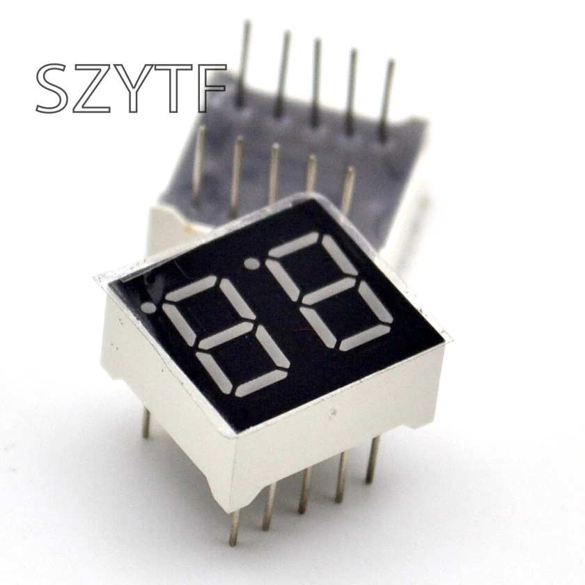 2bit общий катод цифровая трубка 0 56 &quot0.56in. Красный светодиодный значный 7