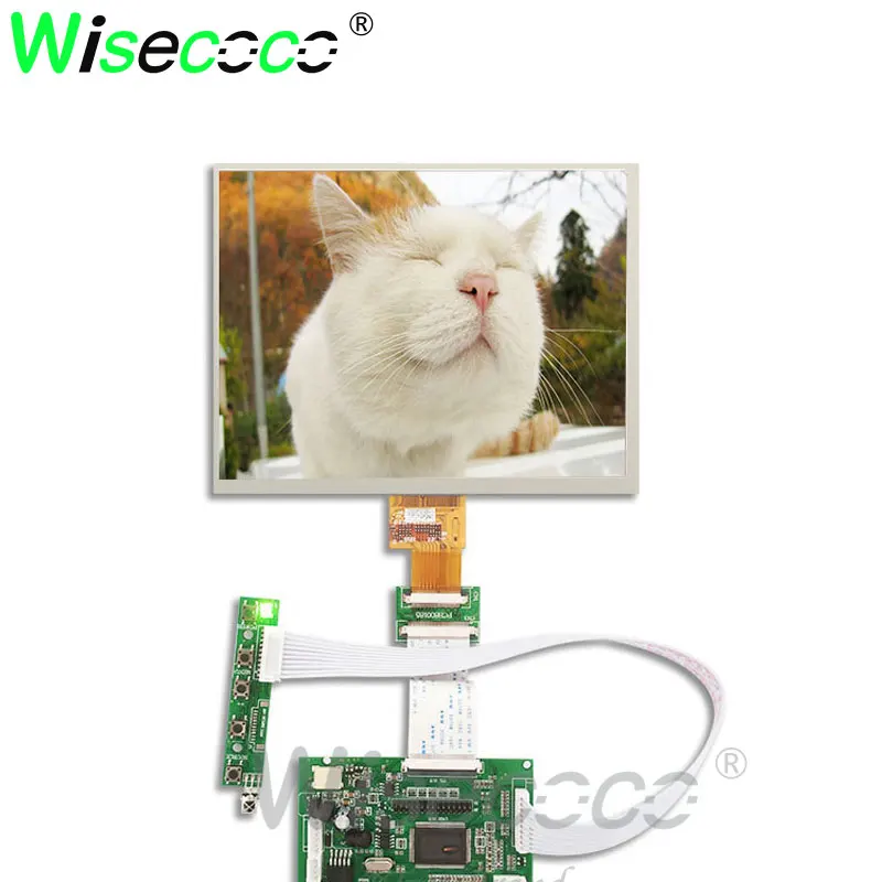 Дисплей 1024*768 с диагональю 8 дюймов внешний дисплей ЖК монитор TFT платой