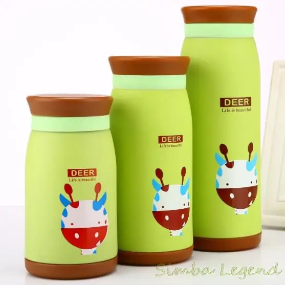 Stainless Steel Vacuum flask Rabbit Elephants Lions Mug Cup Cold Tatu For Man Women Child cup | Дом и сад