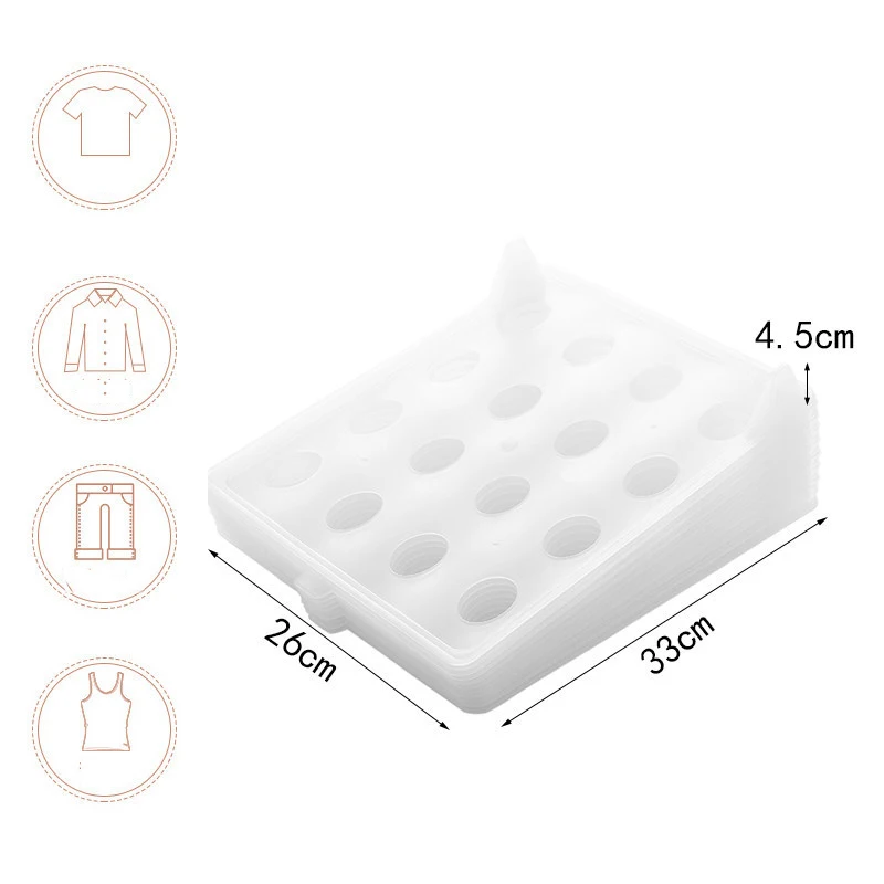 Складной креативный органайзер для одежды взрослых полка хранения документов