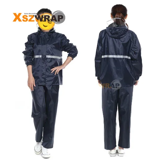 Impermeable Raincoat Women/Men Suit Outdoor Women Hood Motorcycle Reflector Camping Fishing Rain Gear Poncho | Автомобили и