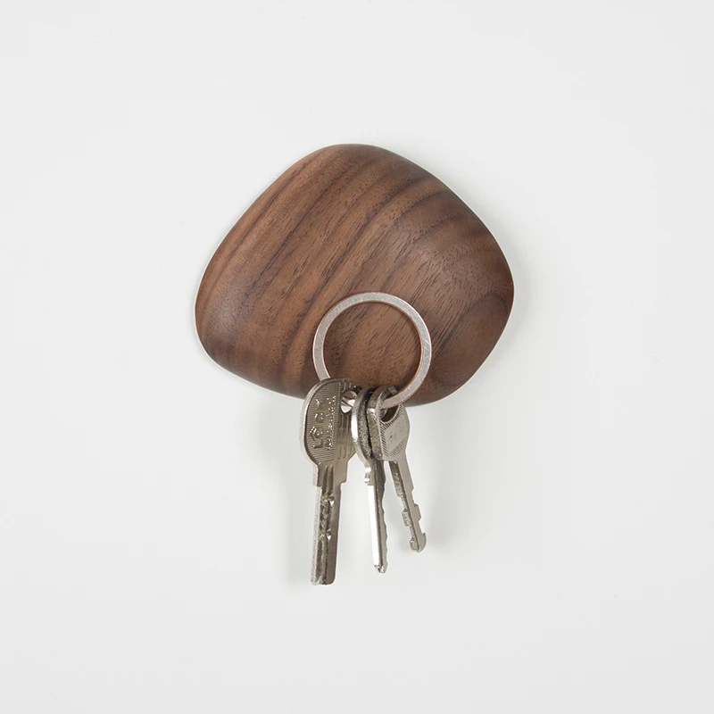 Креативный ключ из твердой древесины связанный с подвеской на стену сильный клей