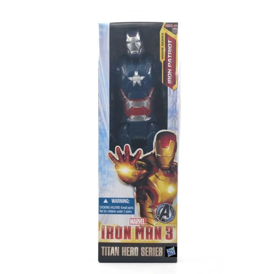 war machine with box 30 см Marvel Мстители 4 конечная игра игрушка танос Халк человек паук Железный человек Тор Росомаха Черная пантера Веном фигурка ребенка - Цвет: war machine with box