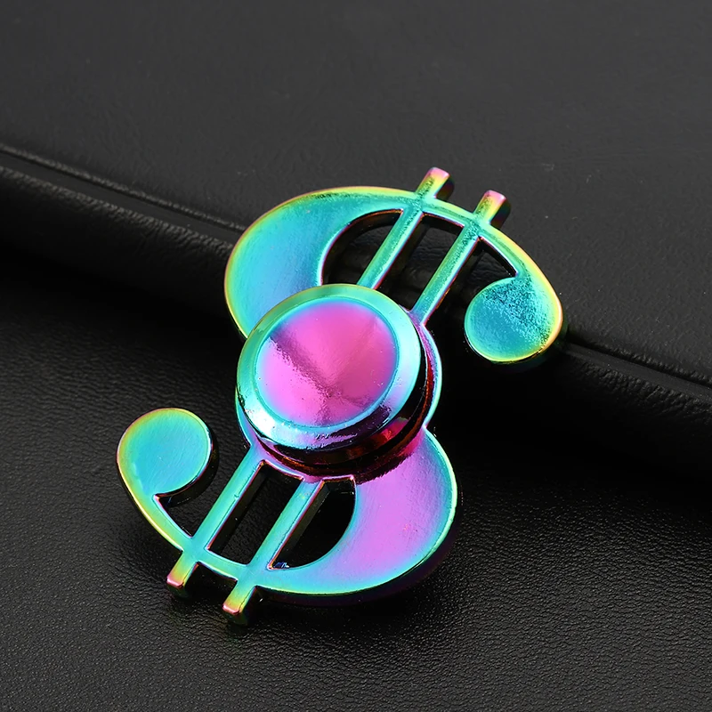 Symphony Dollar Fidget Spinner цветной Вращающийся декомпрессионный отпечаток пальца