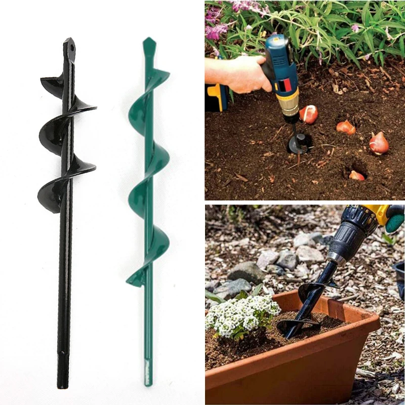 Спиральное сверло садовой буровой шнек крепление для двора