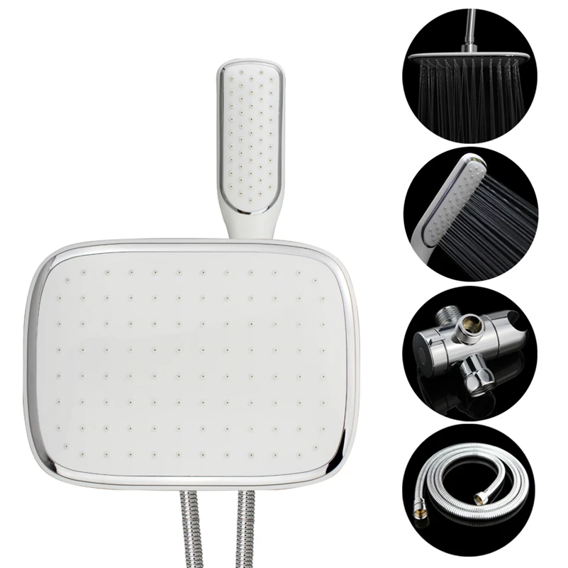 Набор с двойной душевой головкой комбо ванная комната 3 сторонним водоотводом +