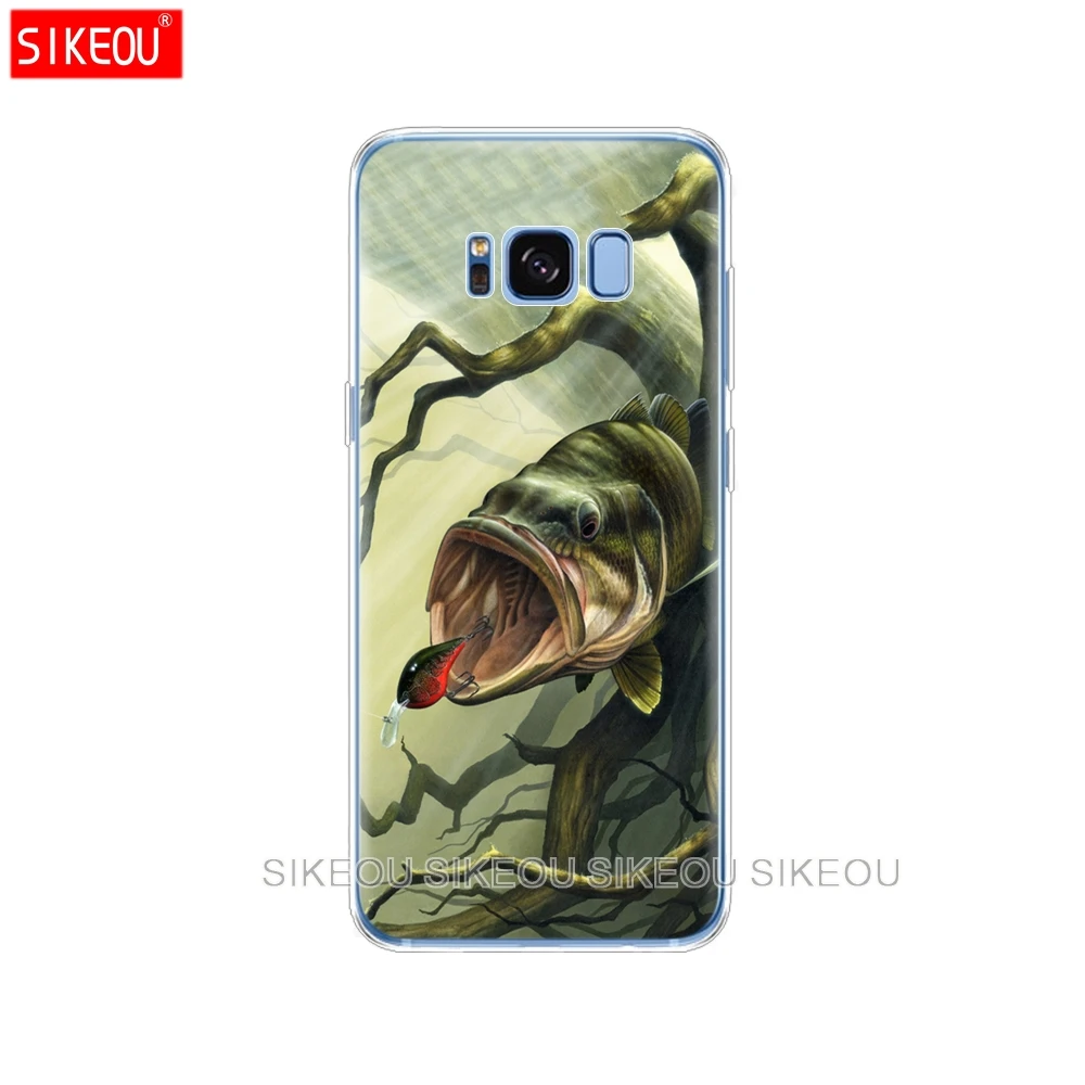 silicone case for Samsung Galaxy S9 S8 S7 S6 edge S5 S4 S3 PLUS phone cover cute gold fish fishman | Мобильные телефоны и