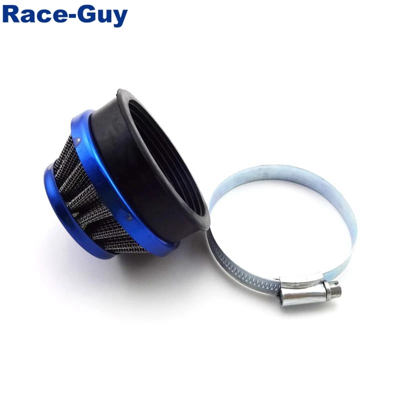 Синий гоночный 60 мм воздушный фильтр для велосипед с двигателем на Газу Push Mini Moto