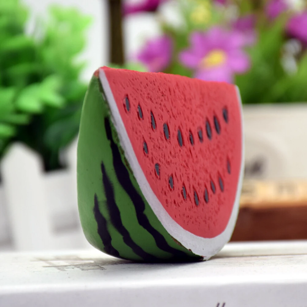 Антистрессовый сдавливающий арбуз супер медленно поднимающийся выдавливающий