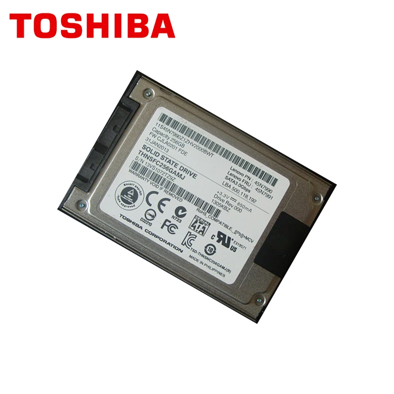 Твердотельный накопитель TOSHIBA Micro SATA 256 ГБ SSD 1 8 &quot256G для X300 X301 T400S T410S T410SI 2530P 2540P 2730P