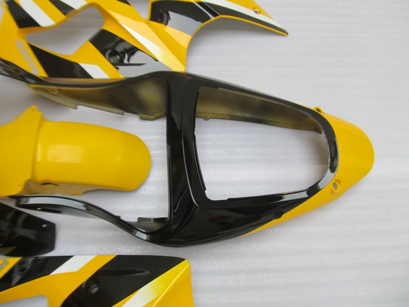 Обтекатель для KAWASAKI Ninja ZX6R 2000 2001 2002 ZX 6R 00 01 02 желтый|Полные комплекты обтекателей| |