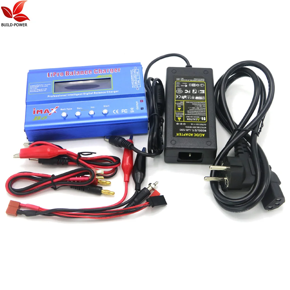 IMAX B6 80 Вт 6A зарядное устройство Lipo NiMh Li-Ion Ni-Cd цифровой RC Баланс Зарядное устройство Dis зарядное устройство+ 12 В 5A адаптер