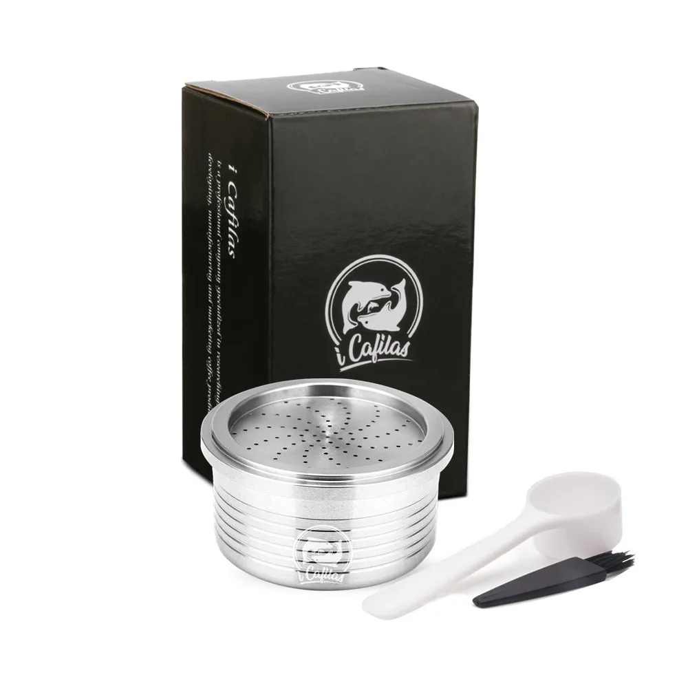 ICafilas Lavazza фильтры для кофе из нержавеющей стали многоразовые кофейные капсулы Pod чашка капельница для Lavazza точка машина - Цвет: As picture