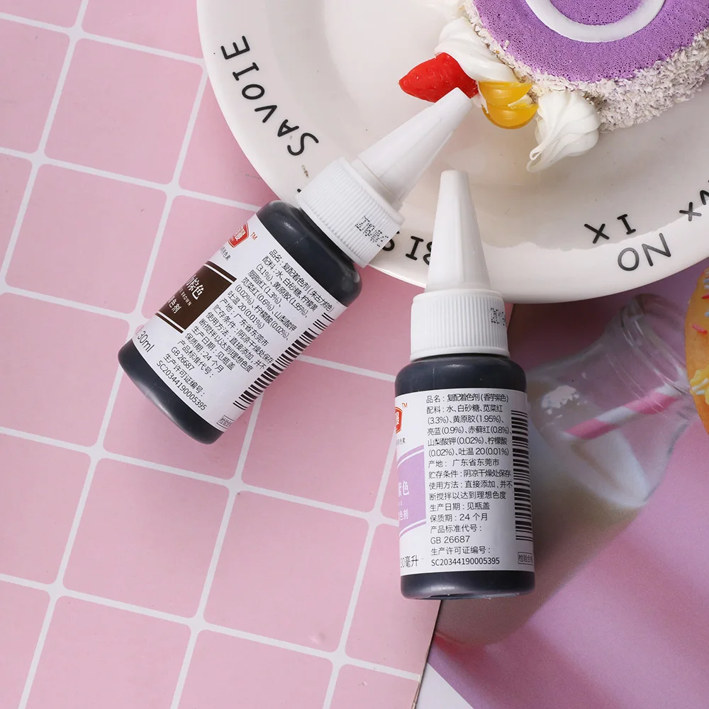 Съедобный пигмент 30 мл крем макарун пищевая расцветка ингредиенты съедобный