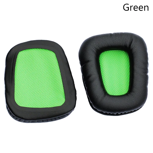 Амбушюры для razer Electra V2, сменные наушники, аксессуары, гарнитура, подушка, Накладка для Electra, чехол для подушки, высокое качество, 1 пара - Цвет: Green