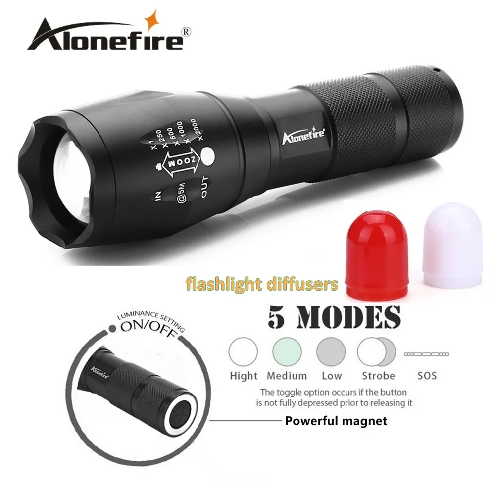 Alonefire G700-M CREE XM-L T6 L2 U3 V6 Zoom СВЕТОДИОДНЫЙ фонарик сигнальный фонарь аварийная Охота