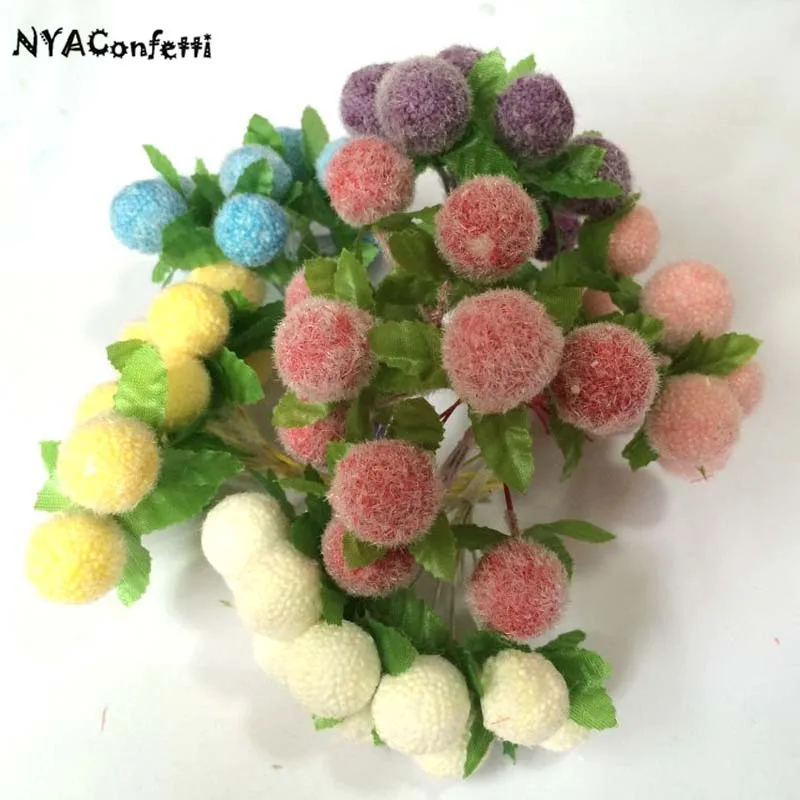 Фото Искусственная тычинка NYAC 120 шт. 1 5-2 см из пенопласта букет искусственных ягод Искусственная тычинка NYAC 120 шт. 1 5-2 см из пенопласта букет искусственных ягод