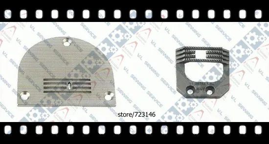 

91-058211-24&91-047653-04 NEEDLE PLATE FEED DOG FOR PFAFF 591 574 571 INDUSTRIAL SEWING MACHINE PFAFF SHOE MACHINE