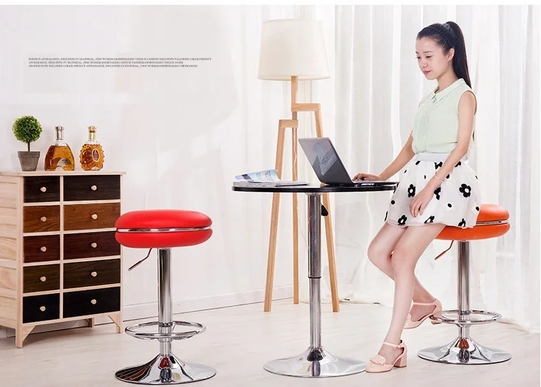 Барный стул ресторан свадебное платье магазин стула зеленый красный orange белый