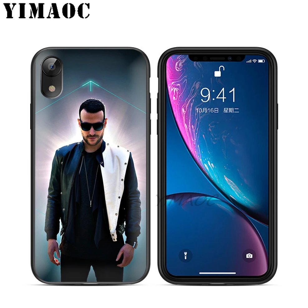 Мягкий силиконовый чехол YIMAOC Don Diablo для DJ черный из ТПУ iPhone X или 10 8 7 6 6S Plus 5 2 SE Xr Xs Max