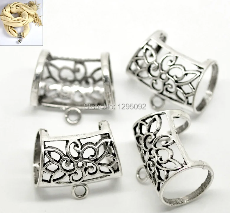 

25 шт., бусины для шарфа, 3 х2, 8 см