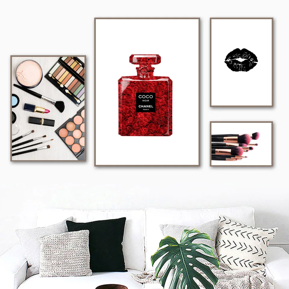 HD-принты картины домашнее настенное искусство косметика парфюм скандинавский