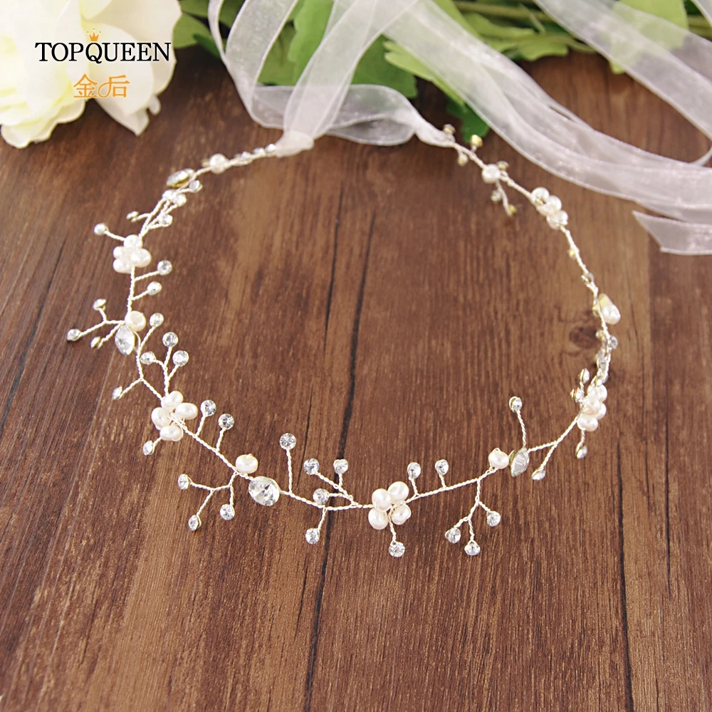 TOPQUEEN SH119 свадебный пояс с жемчугом Свадебные Стразы для невесты аксессуары
