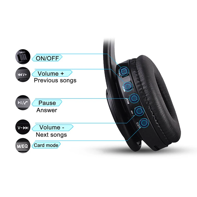 XGODY B3 Bluetooth наушники Шум отмена стерео Беспроводной Over Ear гарнитуры С микрофоном