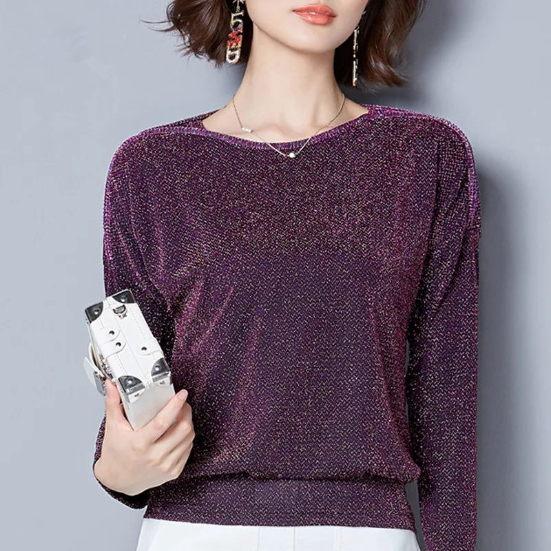 Женские топы 2020 модная женская блузка с длинным рукавом свободная из кружева