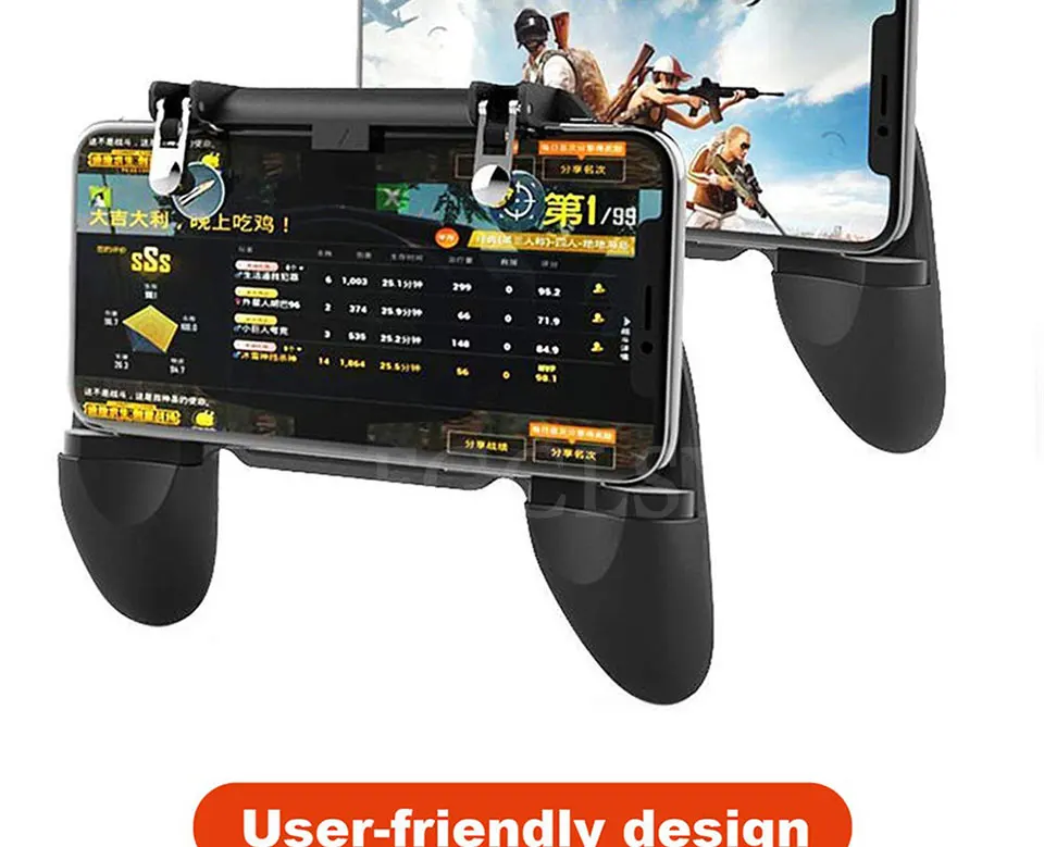 FGCLSY мобильный игровой контроллер Fortnited Free Fire Pubg мобильный геймпад Pubg контроллер игровой коврик металлический L1 R1 Кнопка для iPhone