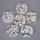 Круглые бусины с имитацией жемчуга, 6x10  6x14  8x14 мм, АБС-пластик для изготовления ювелирных изделий, ремесел, одежда, шитье, бисер для одежды, сделай сам