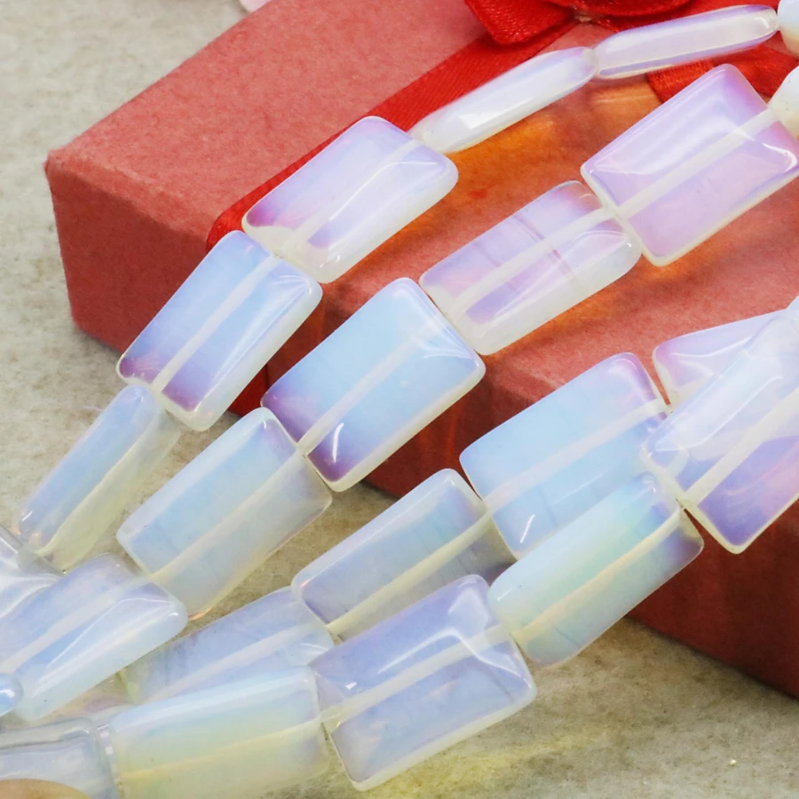 Аксессуары поделки из Шри Ланки натуральный лунный камень Опал Прямоугольник