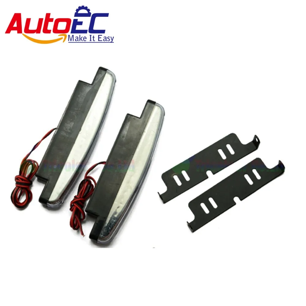 

AutoEC Universal 8 LED Daytime Running Light Head Fog light DRL 12V 5set/lot #LM012