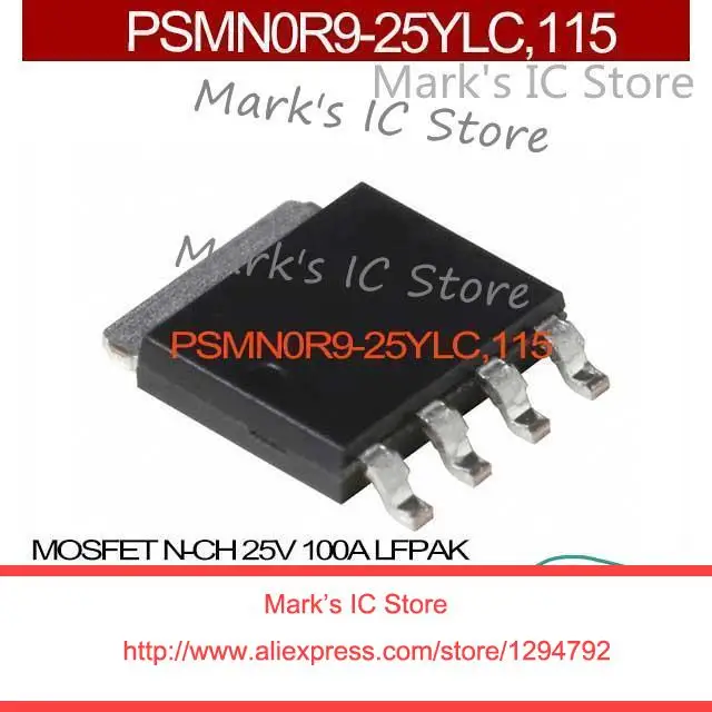 PSMN0R9 25YLC 115 MOSFET N CH 25V 100A LFPAK 0R9 25Y 25YL 25YLC|mosfet|n-ch mosfet |