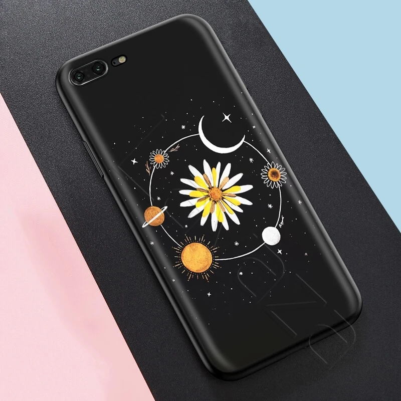 Чехол Lavaza Art Sun Flowers Cat Snake Moon для iPhone 11 Pro XS Max XR X 8 7 6 6S Plus 5 5s se |