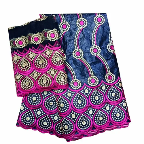 2018 Новое поступление белый Африканский Базен Riche Getzner ткань с вышивкой кружева