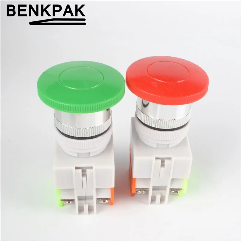 Игровой автомат переключатель самоблокирующийся 22 мм пружинный возвратный гриб