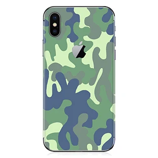 D20 GOOYIYO-для iPhone X XS наклейка для телефона XS Max XR DIY Наклейка 3M виниловая камуфляжная Обложка для iPhone 6 6S 7 8 Plus наклейка - Цвет: D20