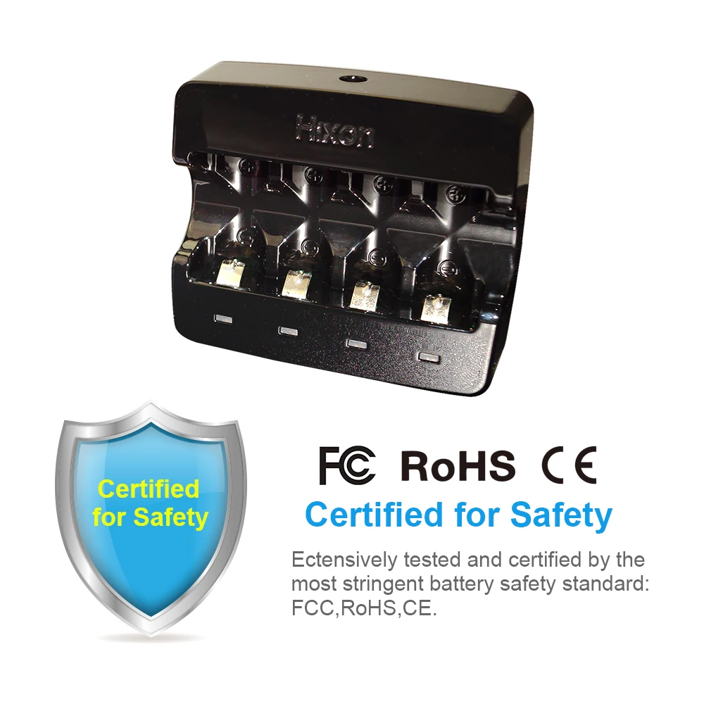 Зарядное устройство с адаптером защищенным для зарядки RCR123A аккумуляторная