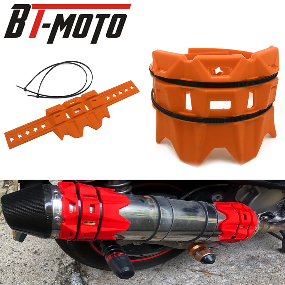 Универсальный глушитель выхлопной трубы мотоцикла защитный для Husqvarna KTM Motocross