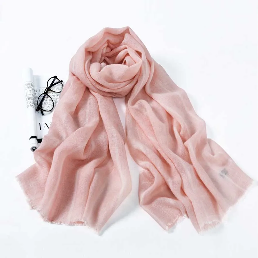 Для женщин шарф шерстяной Comfy Solid Цвет универсальные аксессуары | Аксессуары для